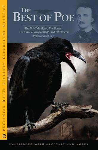 Book Cover The Best of Poe: The Tell-Tale Heart, The Raven, The Cask of Amontillado, and 30 Others