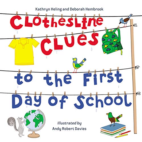 Book Cover Clothesline Clues to the First Day of School