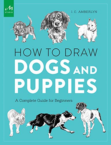 Book Cover How to Draw Dogs and Puppies: A Complete Guide for Beginners