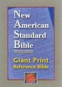 Book Cover NASB Giant Print Reference Bible (Black Genuine Leather)