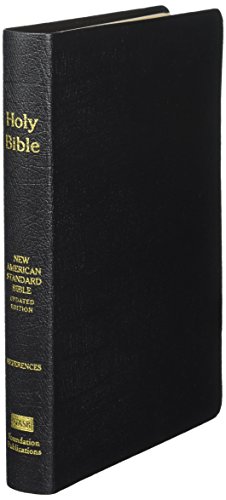 Book Cover NASB Large Print Ultrathin Reference Bible (Black, Genuine Leather)