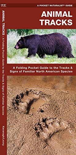 Book Cover Animal Tracks: A Folding Pocket Guide to the Tracks & Signs of Familiar North American Species (Wildlife and Nature Identification)