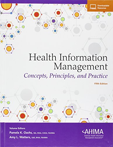 Book Cover Health Information Management: Concepts, Principles, and Practice