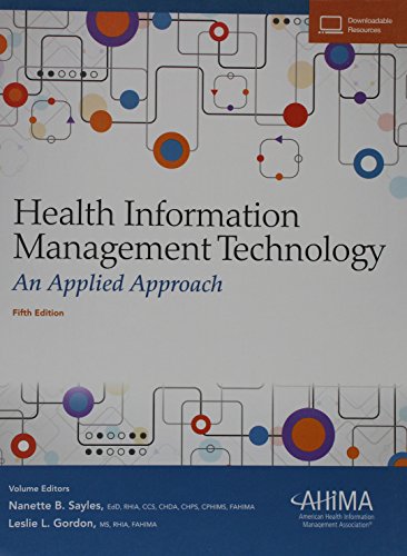 Book Cover Health Information Management Technology: An Applied Approach