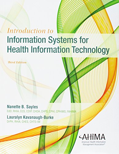 Book Cover Introduction to Information Systems for Health Information Technology