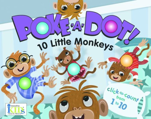 Book Cover Poke-A-Dot: 10 Little Monkeys (30 Poke-able poppin; dots)