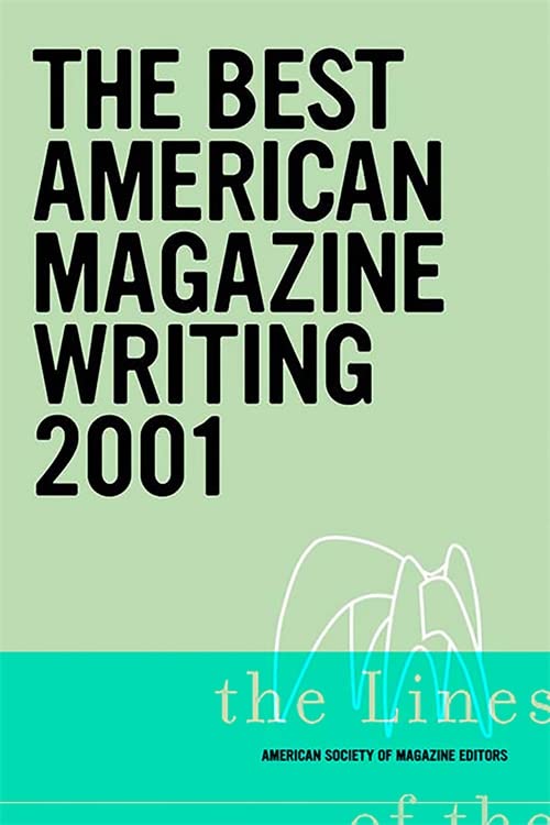 Book Cover The Best American Magazine Writing 2001 (Best American Magazine Writing)