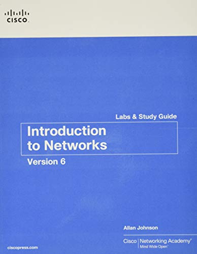 Book Cover Introduction to Networks v6 Labs & Study Guide (Lab Companion)