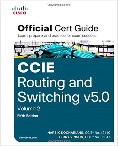 Book Cover CCIE Routing and Switching v5.0 Official Cert Guide, Volume 2 (5th Edition)