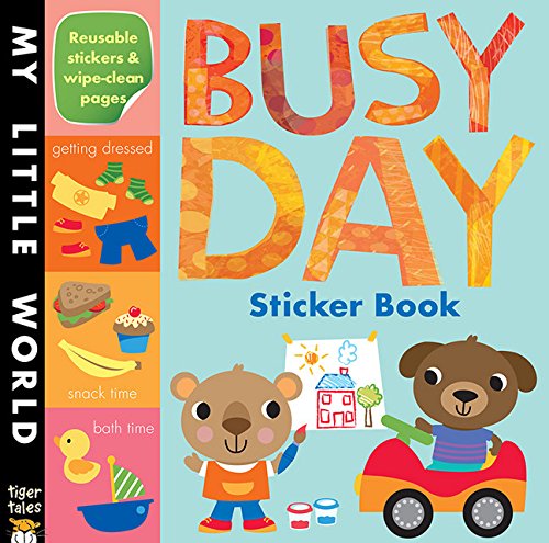 Book Cover Busy Day Sticker Book (My Little World)