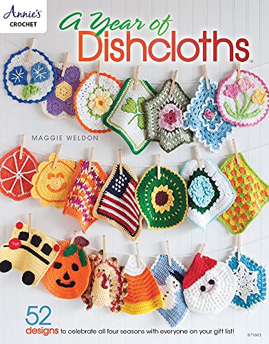 Book Cover A Year of Dishcloths (Annie's Crochet)