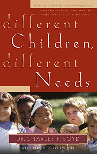Book Cover Different Children, Different Needs: Understanding the Unique Personality of Your Child