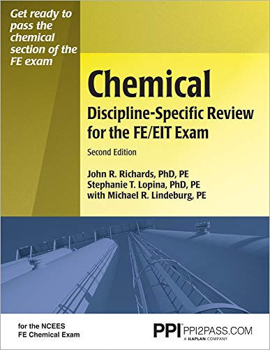 Book Cover Chemical Discipline-Specific Review for the FE/EIT Exam, 2nd Ed