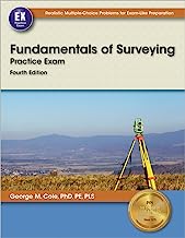 Book Cover Fundamentals of Surveying Practice Exam, 4th Ed.