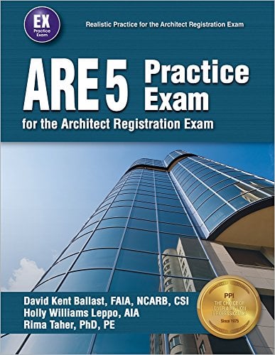 Book Cover ARE 5 Practice Exam for the Architect Registration Exam