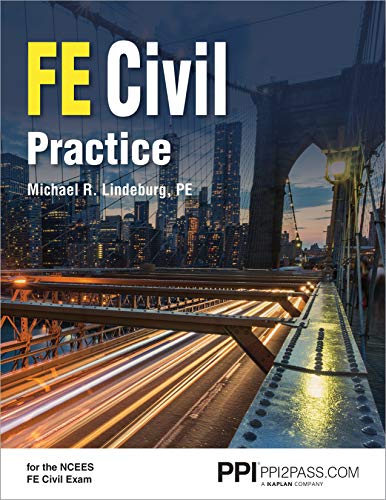 Book Cover PPI FE Civil Practice â€“ Comprehensive Practice for the NCEES FE Civil Exam
