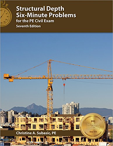 Book Cover Structural Depth Six-Minute Problems for the PE Civil Exam