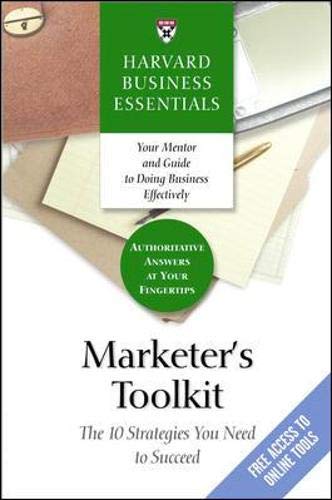 Book Cover Marketer's Toolkit: The 10 Strategies You Need To Succeed (Harvard Business Essentials)