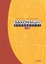 Book Cover Saxon Math 7/6, Homeschool Edition: Tests and Worksheets (Reproducible)