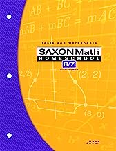 Book Cover Saxon Math 8/7 Homeschool: Testing Book 3rd Edition