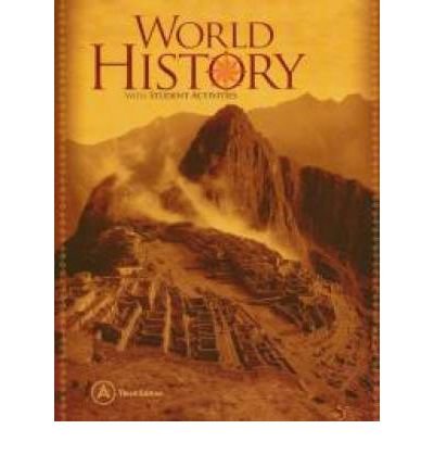 Book Cover World History with Student Activities: Grade 10 (Part A & B)