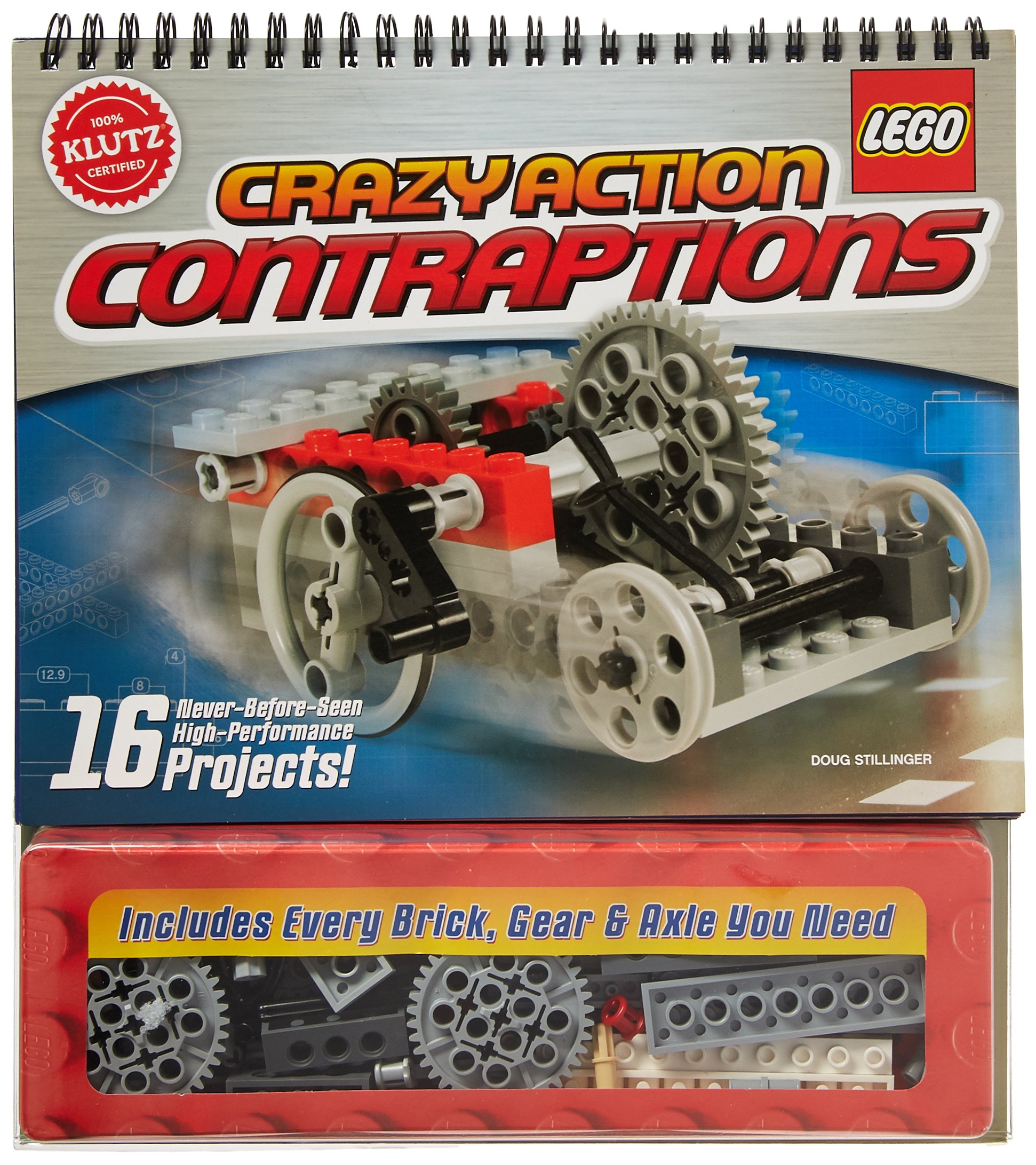 Book Cover Klutz LEGO Crazy Action Contraptions Craft Kit