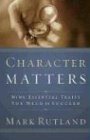 Book Cover Character Matters: Nine Essential Traits You Need to Succeed