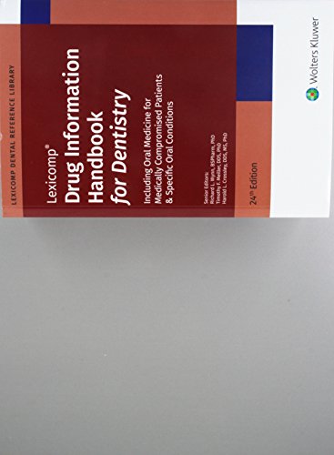 Book Cover Drug Information Handbook for Dentistry