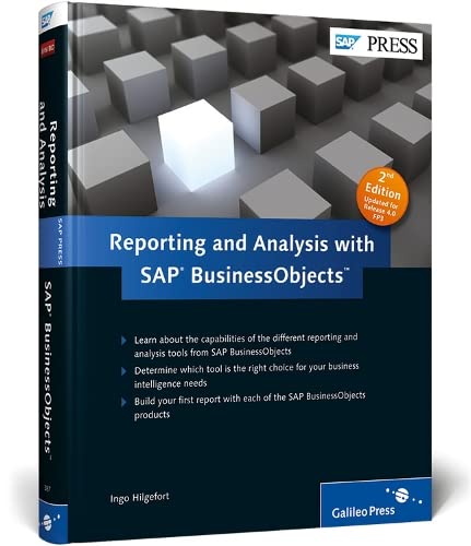 Book Cover Reporting and Analysis with SAP BusinessObjects