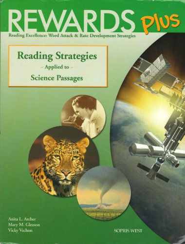 Book Cover Rewards Plus Reading Excellence:Word Attack & Rate Development Strategies (Reading Strategies applied to science passages)