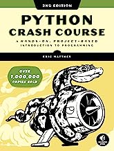 Book Cover Python Crash Course, 2nd Edition: A Hands-On, Project-Based Introduction to Programming
