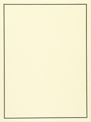 Book Cover Black & Cream Letter-perfect Stationery (Letter-perfect Stationery Series)