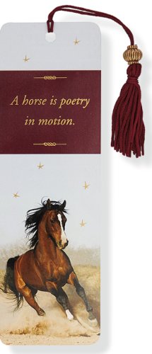 Book Cover Horse Beaded Bookmark