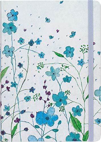 Book Cover Blue Flowers Journal (Notebook, Diary) (Small Format Journals)