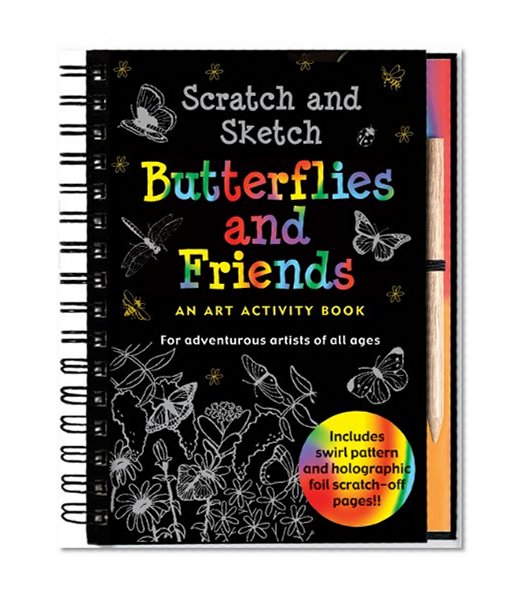 Book Cover Scratch and Sketch Butterflies and Friends (Art Activity Book) (Scratch & Sketch)