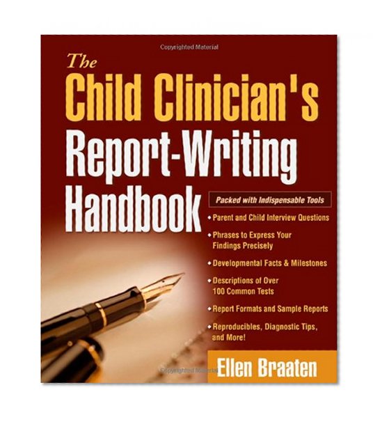 Book Cover The Child Clinician's Report-Writing Handbook (Clinician's Toolbox)