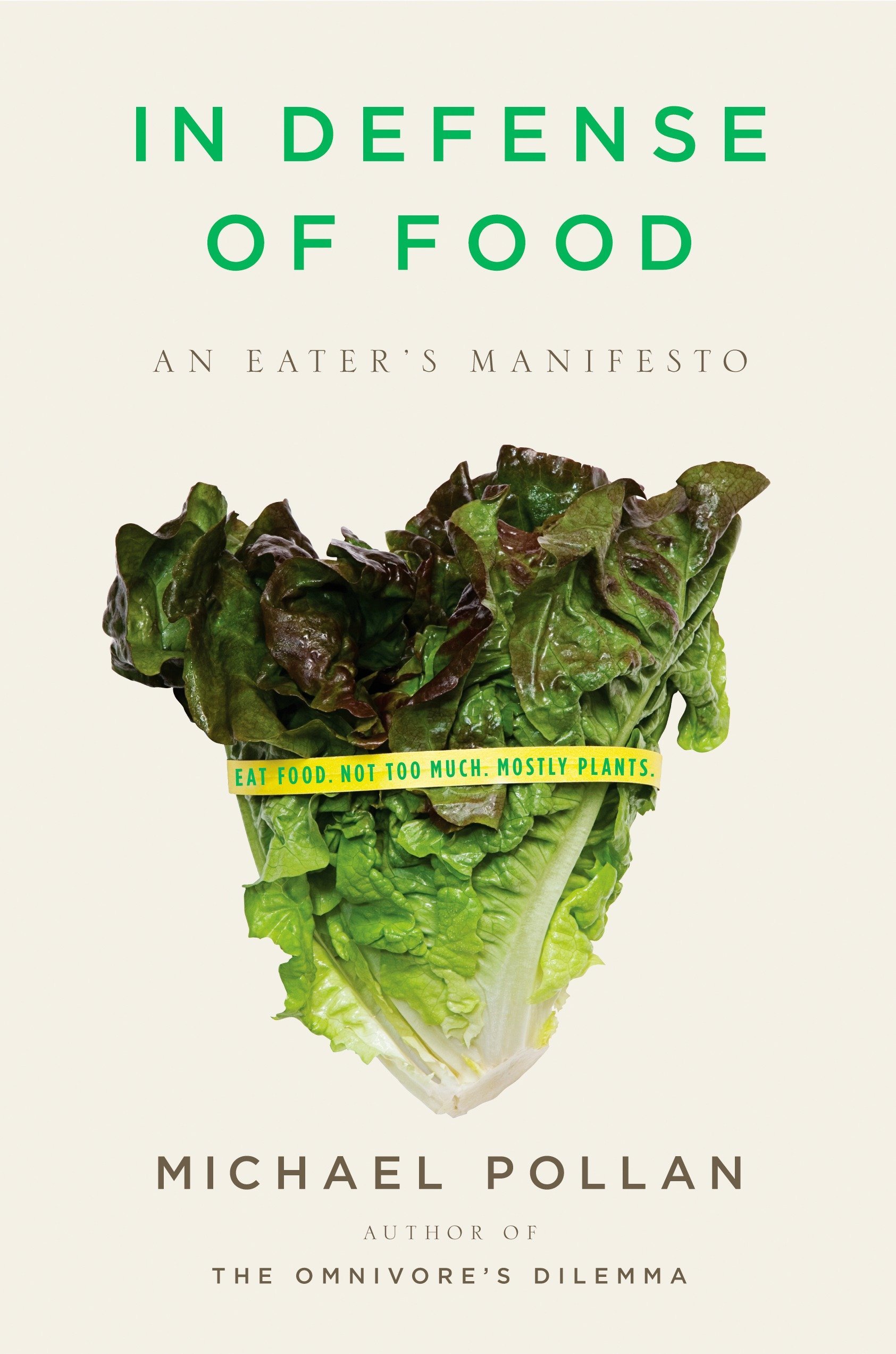Book Cover In Defense of Food: An Eater's Manifesto