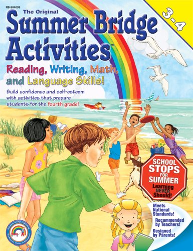 Book Cover Summer Bridge Activities: 3rd to 4th Grade