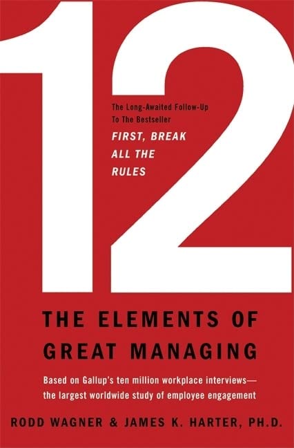 Book Cover 12: The Elements of Great Managing