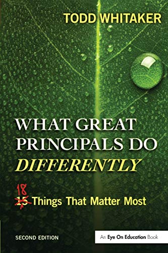 Book Cover What Great Principals Do Differently: Eighteen Things That Matter Most