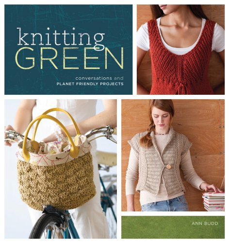 Book Cover Knitting Green