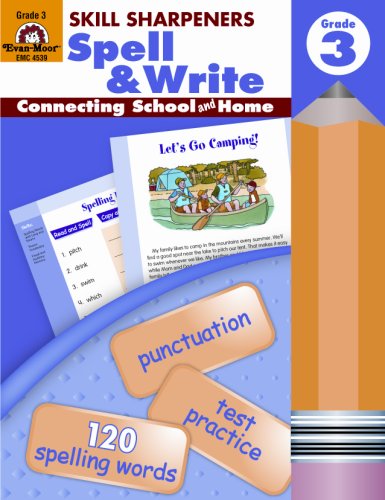 Book Cover Skill Sharpeners Spell & Write, Grade 3
