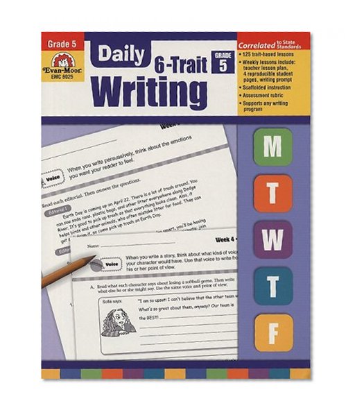 Book Cover Daily 6-Trait Writing, Grade 5