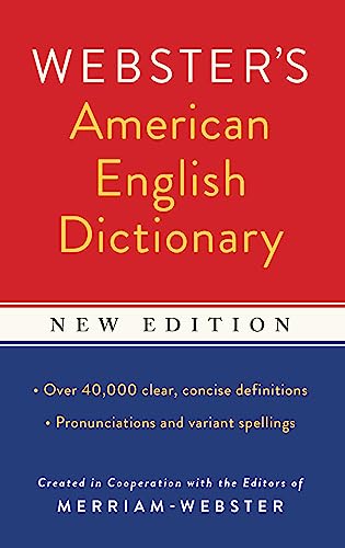 Book Cover Webster's American English Dictionary, Newest Edition