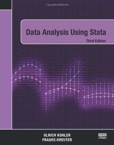 Book Cover Data Analysis Using Stata, Third Edition