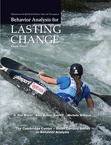 Book Cover Behavior Analysis for Lasting Change 4/E