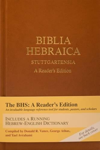 Book Cover Biblia Hebraica Stuttgartensia: A Reader's Edition (Hebrew Edition) (Hebrew and English Edition)