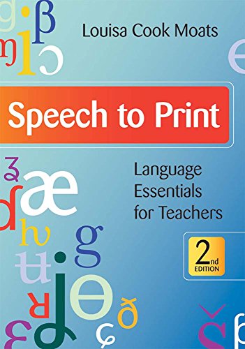 Book Cover Speech to Print: Language Essentials for Teachers, Second Edition