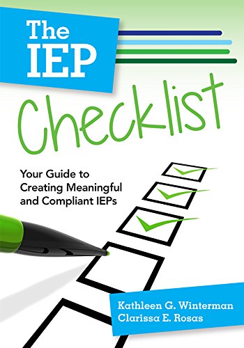 Book Cover The IEP Checklist: Your Guide to Creating Meaningful and Compliant IEPs