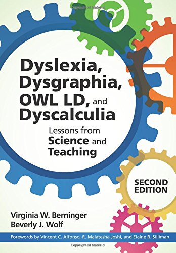 Book Cover Teaching Students with Dyslexia, Dysgraphia, OWL LD, and Dyscalculia